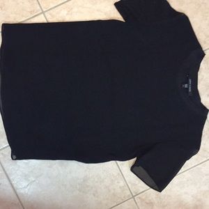 Judith & Charles size 2 silk sheer lined top.